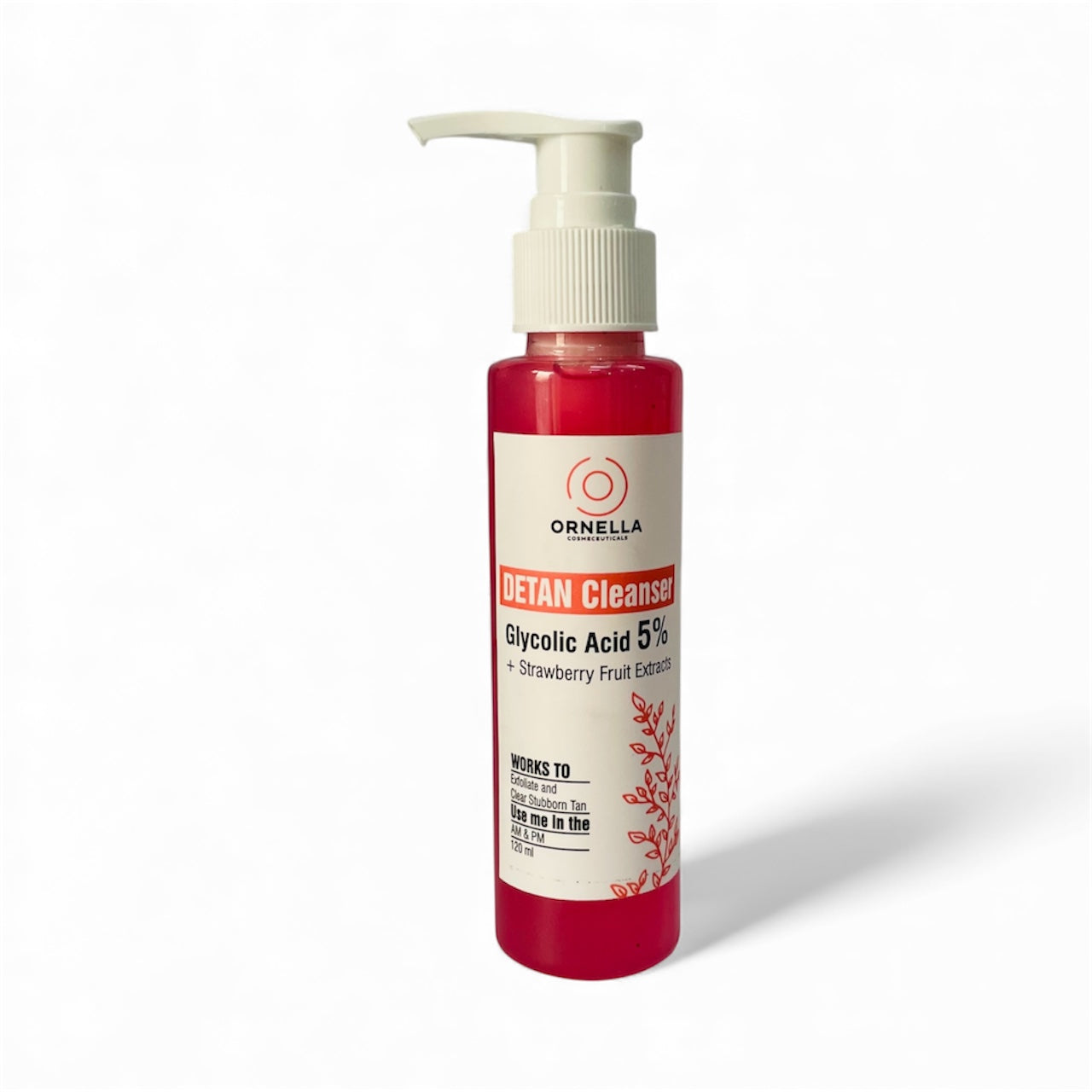 5% GLYCOLIC ACID + STRAWBERRY EXTRACTS EXFOLIATING CLEANSER (120 ml)