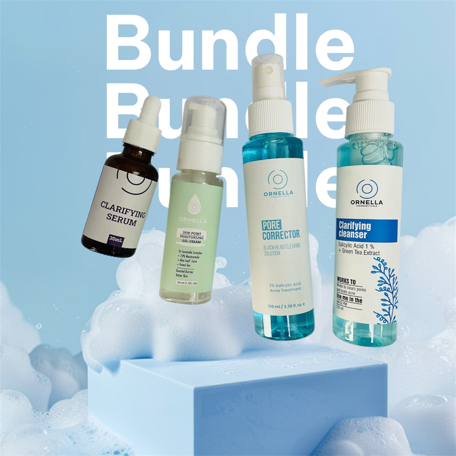 PORE MINIMISING BUNDLE  (PACK OF 4)