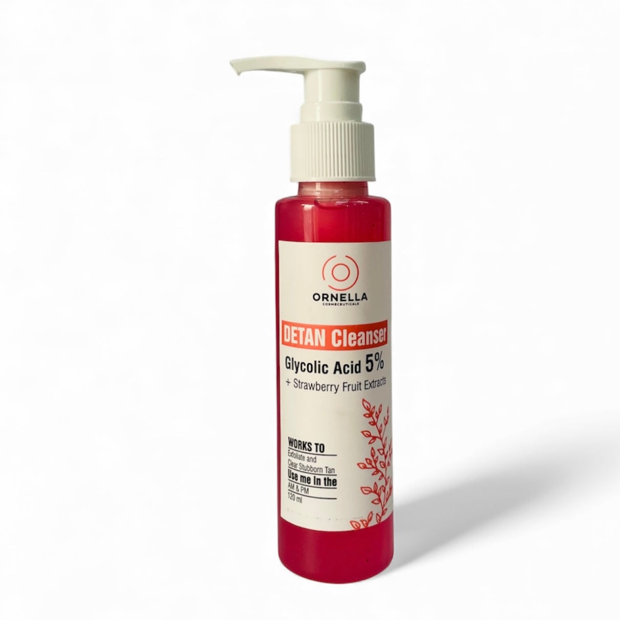 5% GLYCOLIC ACID + STRAWBERRY EXTRACTS EXFOLIATING CLEANSER (120 ml)