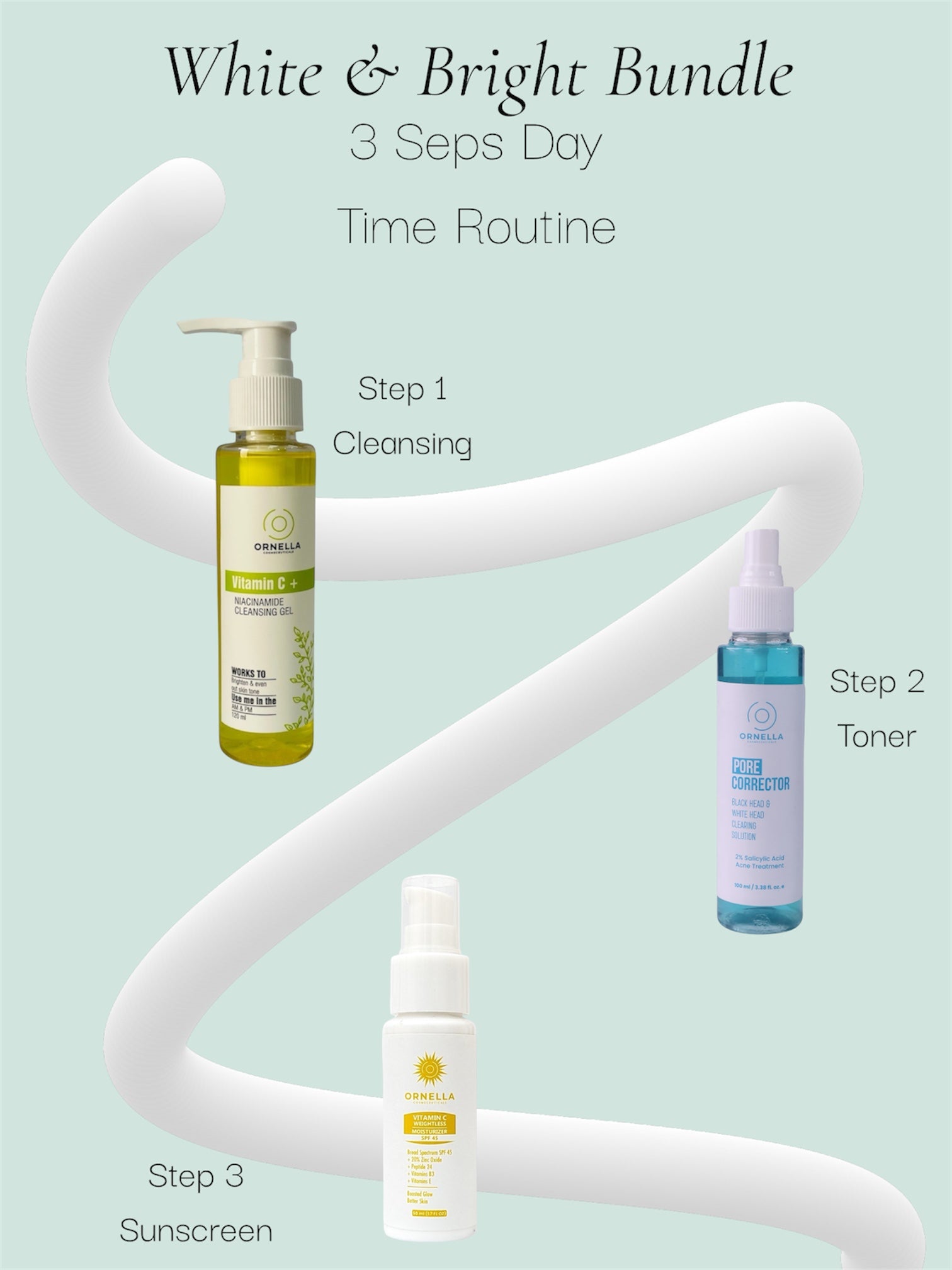 WHITE & BRIGHT BUNDLE (Pack of 3)