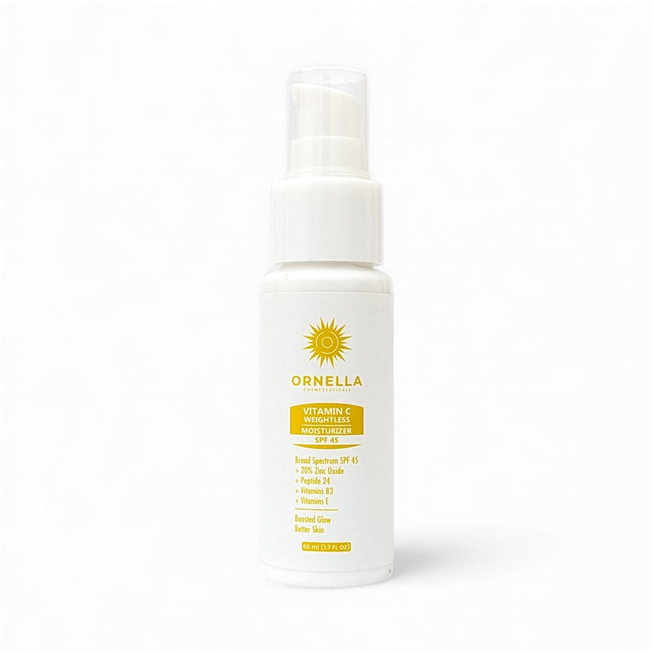 VITAMIN C BRIGHTENING MOISTURISER SPF 45 (no white cast)50 gm