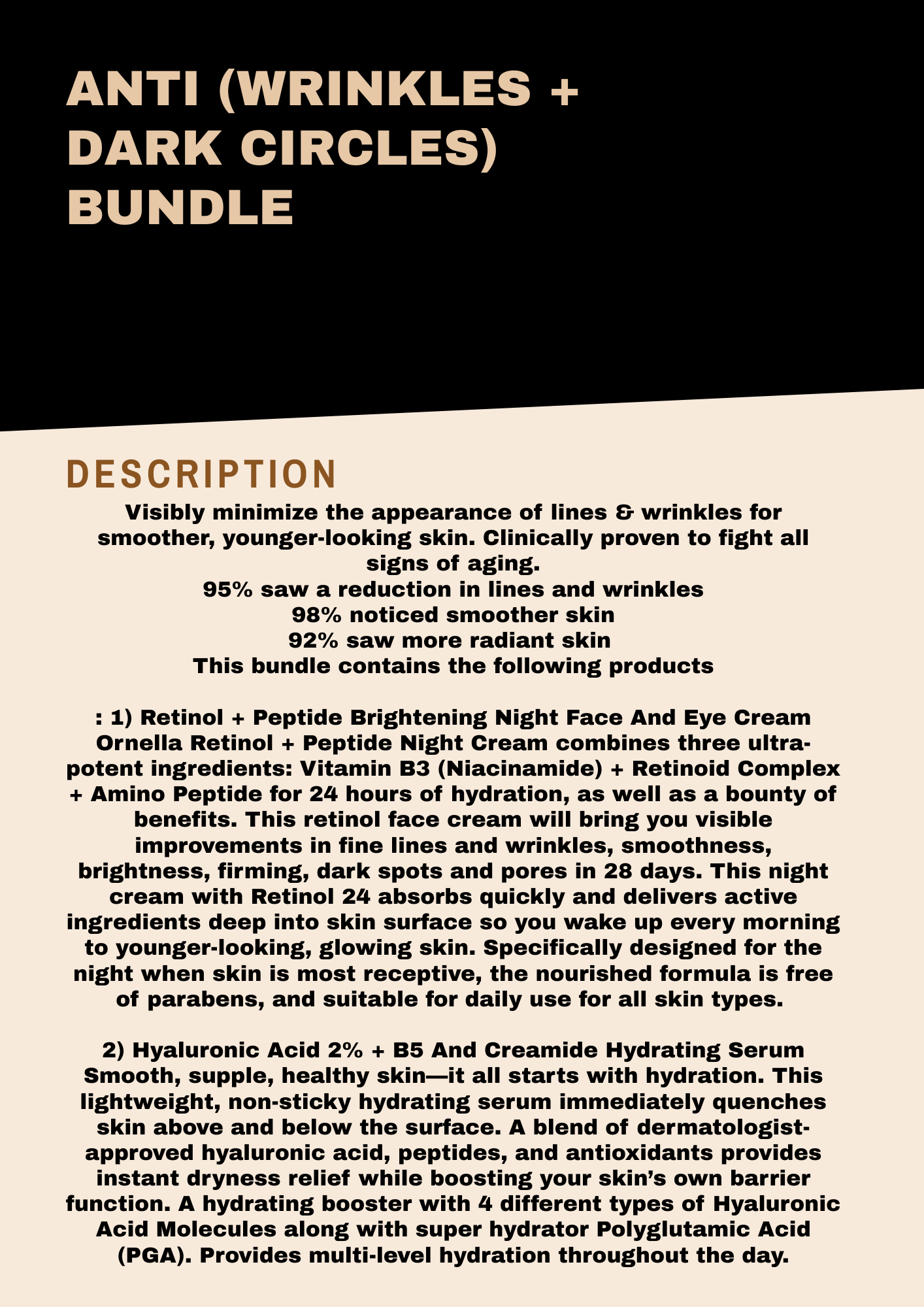 ANTI (WRINKLES + DARK CIRCLES) BUNDLE