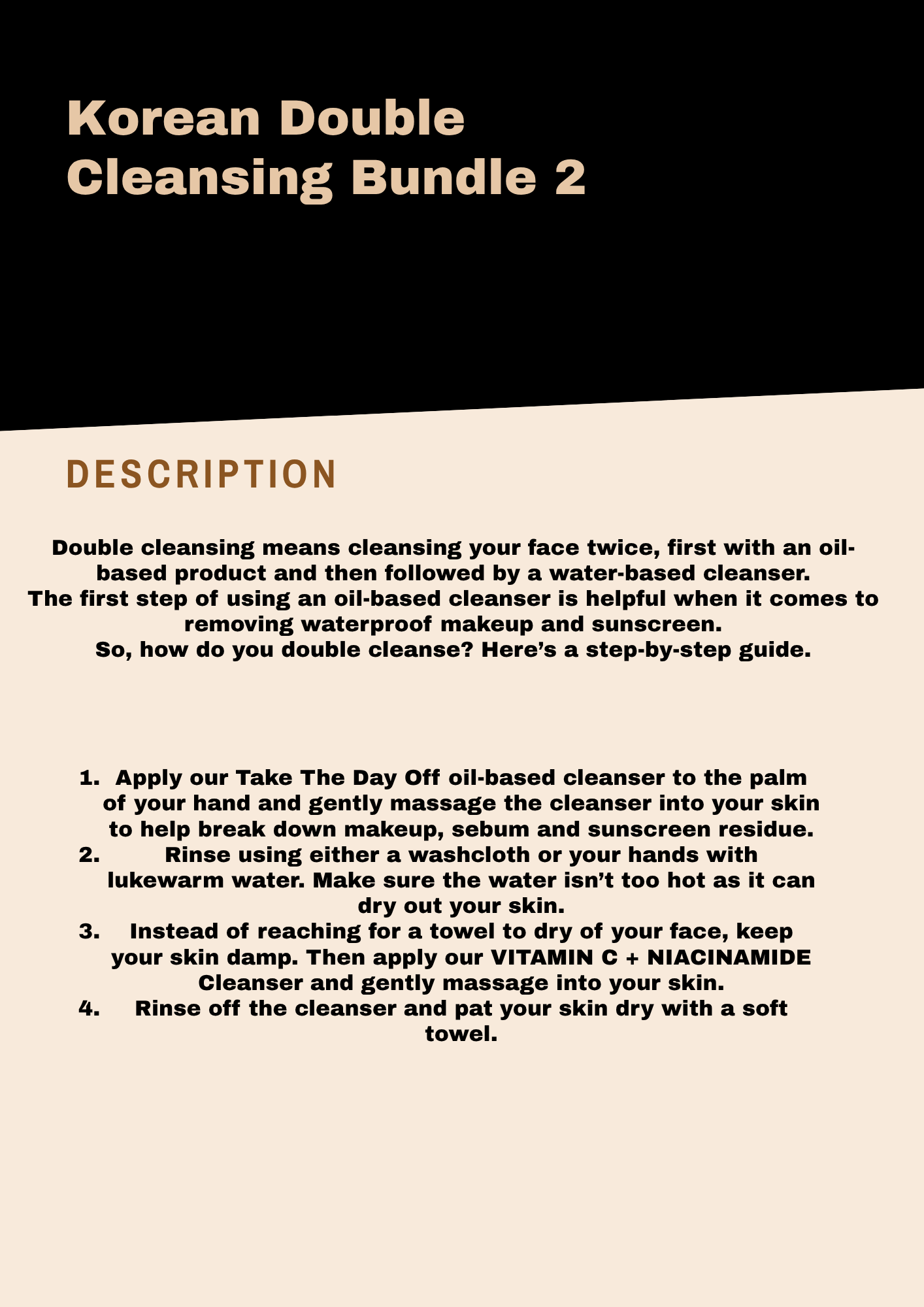 Korean Double Cleansing Bundle 2