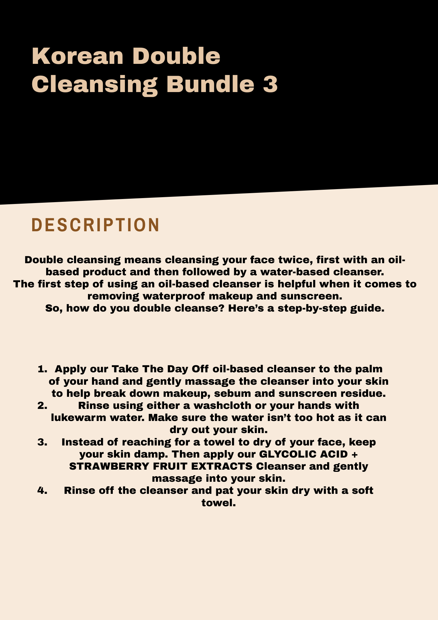 Korean Double Cleansing Bundle 3