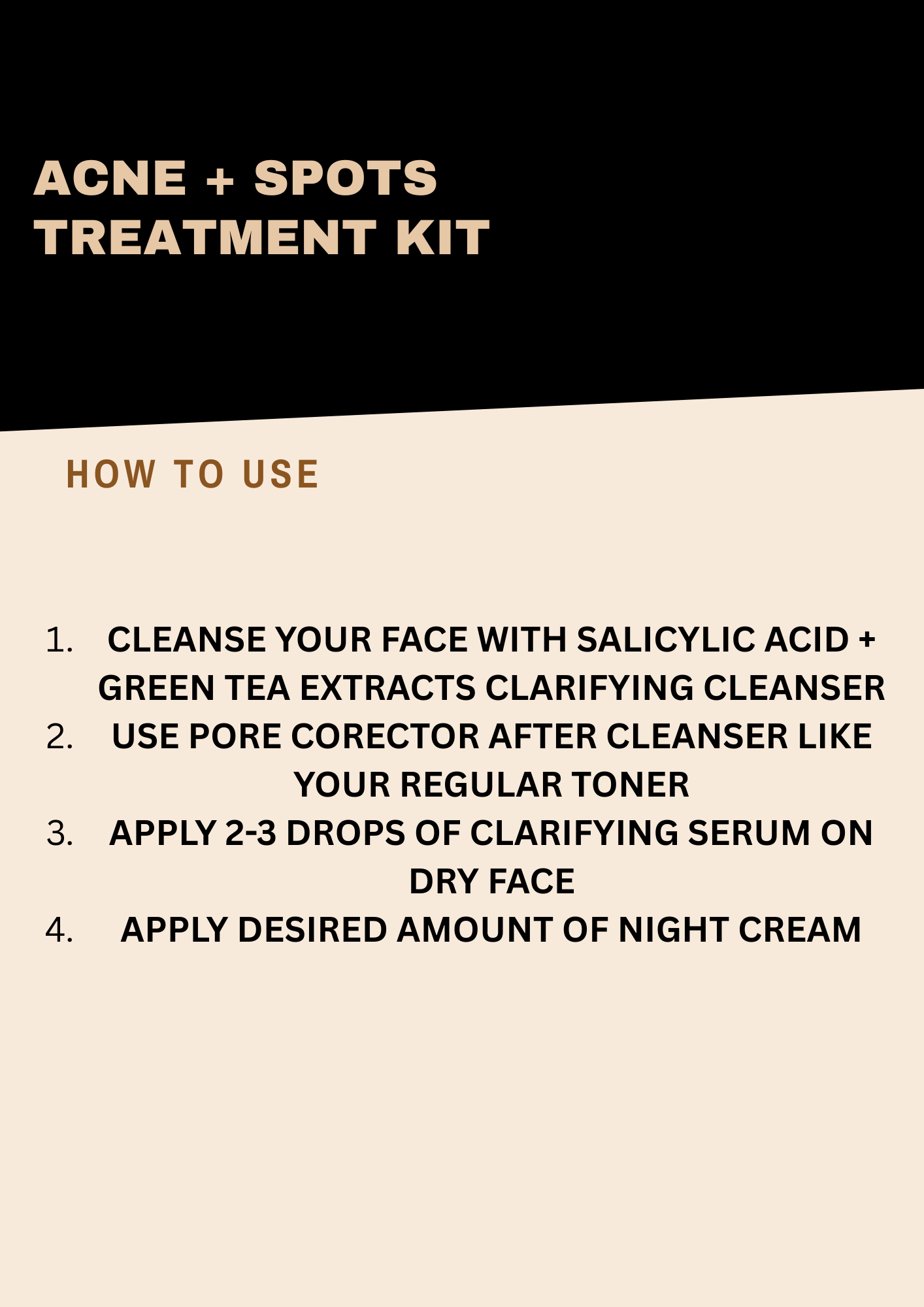 Acne And Spots Treatment Kit (PACK OF 4)