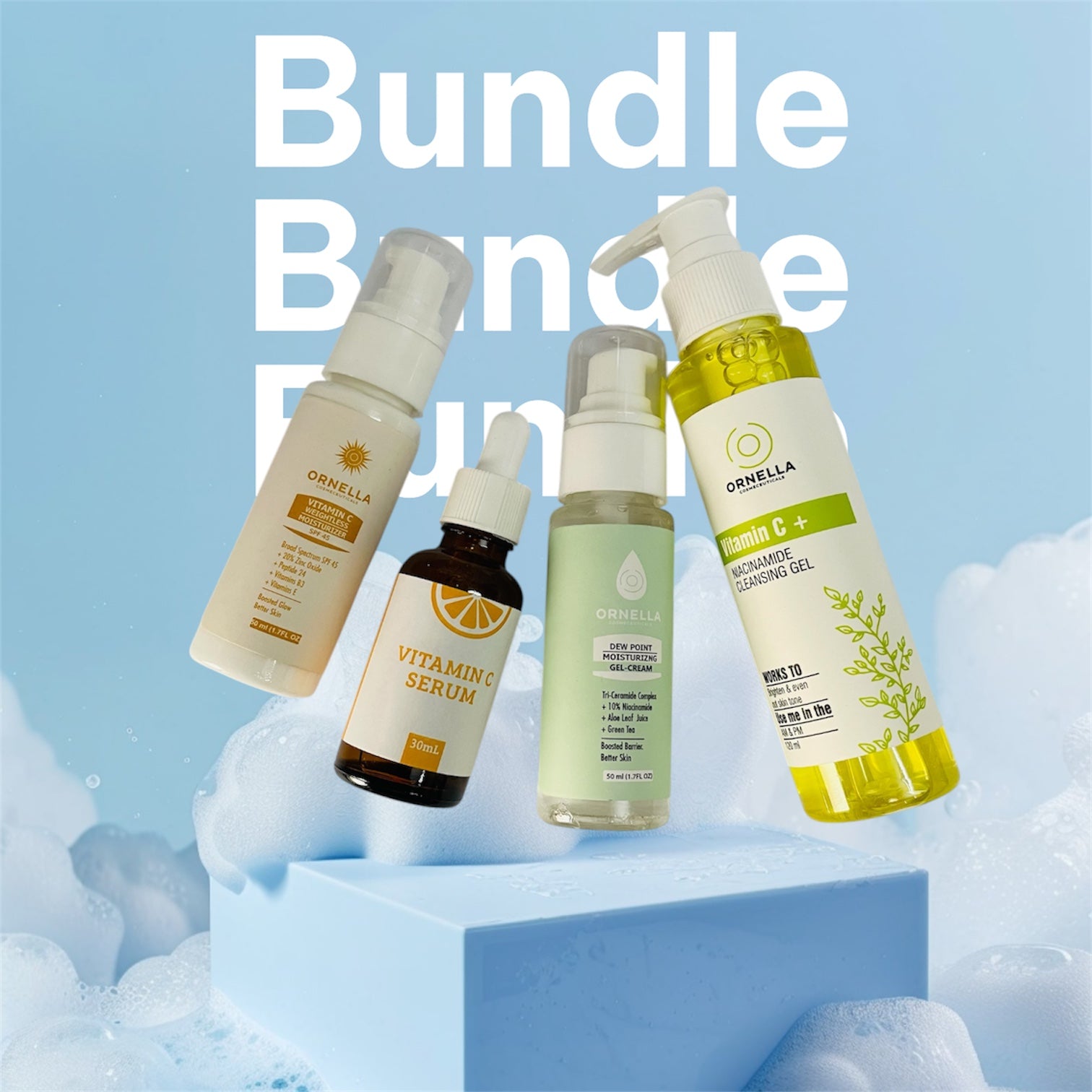 VITAMIN C + NIACINAMIDE BRIGHTENING Kit (PACK OF 4)