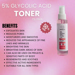 5 % GLYCOLIC ACID + PHA EXFOLIATING TONER (120 ml)