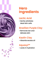 Brazilian Purple Clay De-Tan Mask